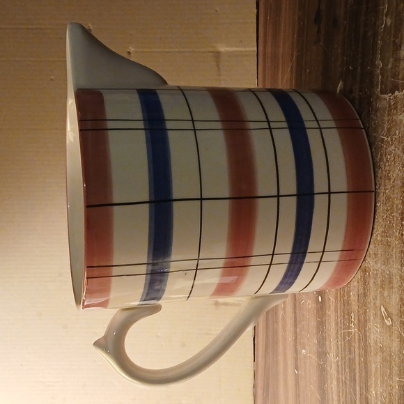 Savoir Vivre Germany Red White Blue Pitcher - Picture 2 of 6